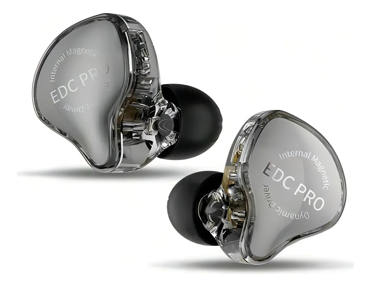 Auriculares Kz Edc Pro Stage Return color gris
