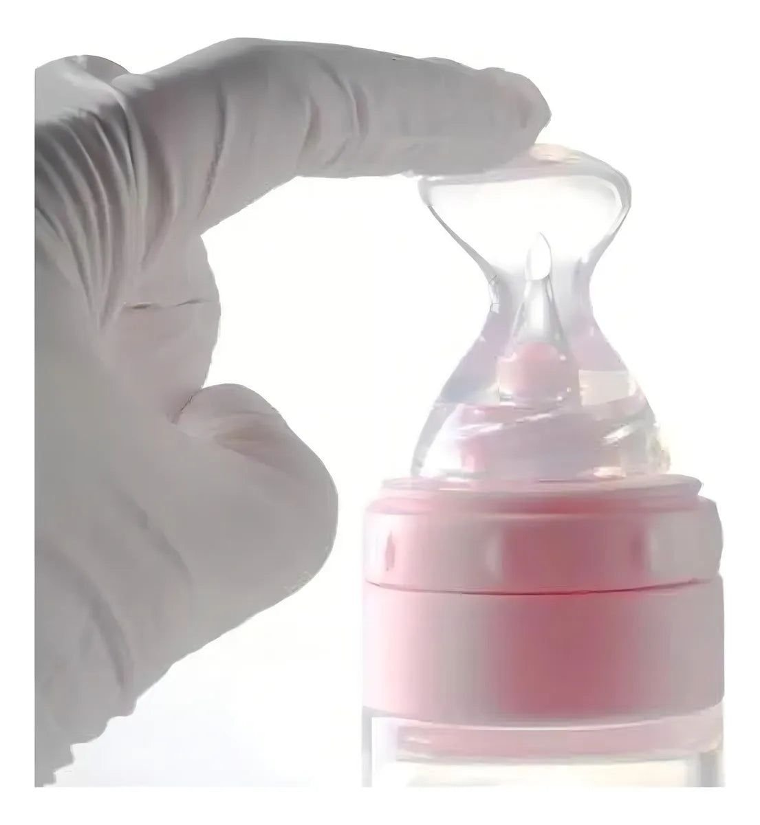 Cuchara Biberon Para Papilla Alimentador De Bebe En Silicona Color Colores Normal