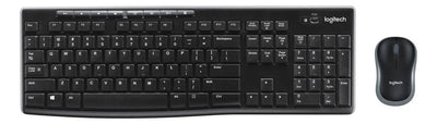 Kit Teclado Y Mouse Inalambrico Logitech MK270 Color Negro