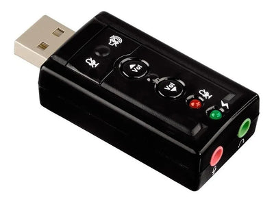 Tarjeta De Sonido Usb 7.1 Externo Con Control De Volumen