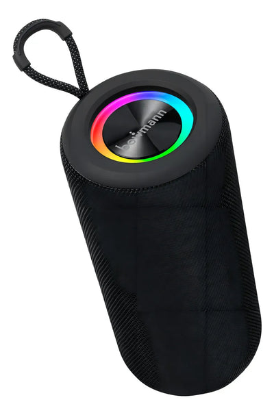 Parlante Bluetooth Tws Portatil Radio Usb Microfono Bowmann Color Negro