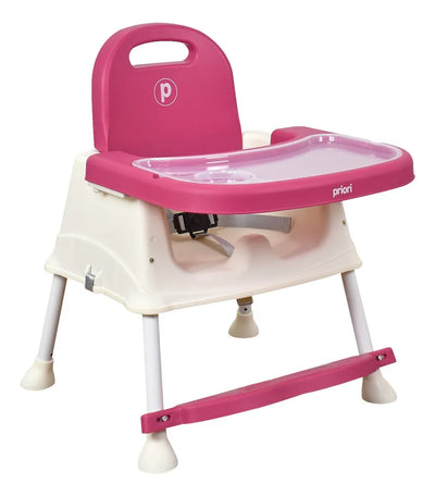 Silla Comedor Bebé 3 En1 Navy Priori Color Rosa Rosa