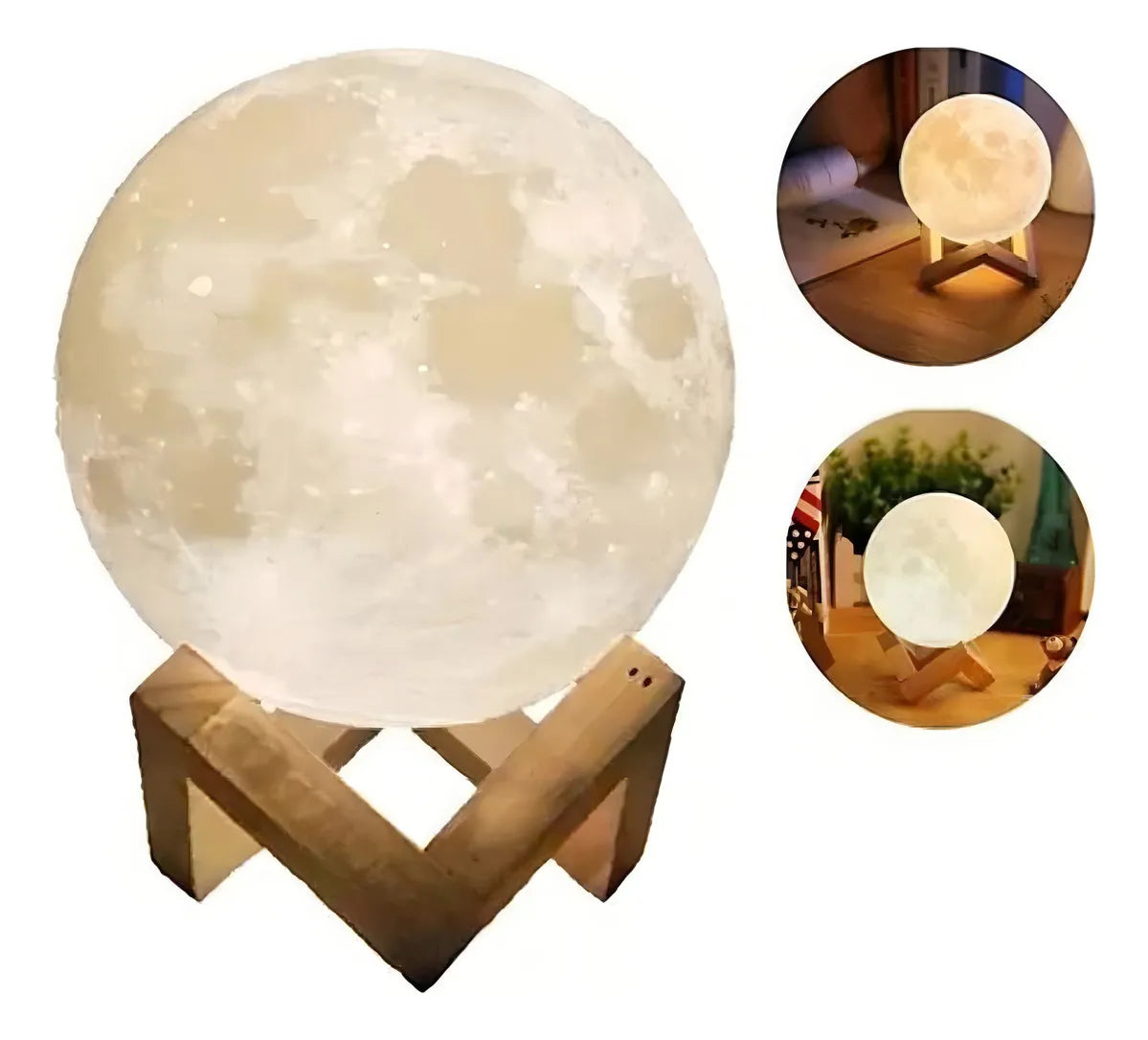 Humidificador 3d Moonlight Luna Humidifcador con voltaje de segun disponibilidad