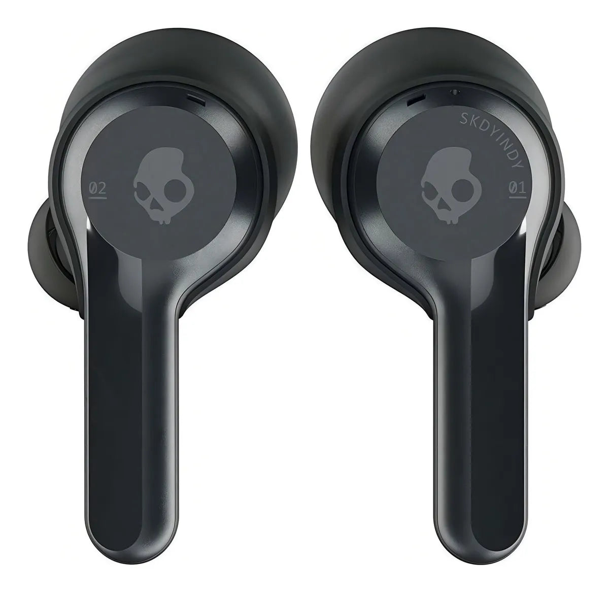 Audífonos in-ear gamer inalámbricos Skullcandy Indy black con luz LED