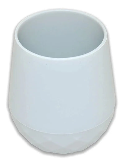 Mini Cup Vaso De Silicona Vaso Entrenador Bebé Color Gris Liso
