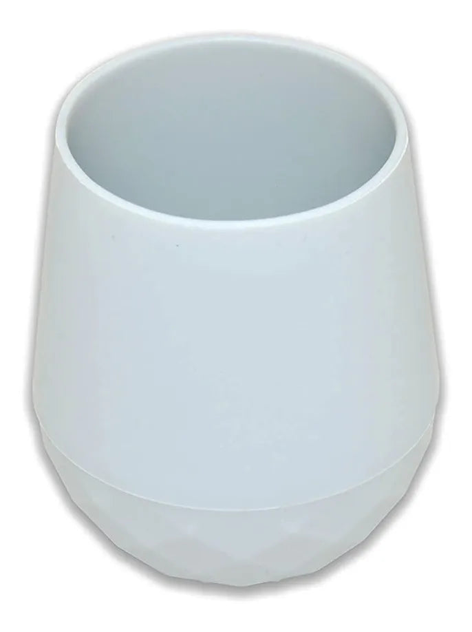 Mini Cup Vaso De Silicona Vaso Entrenador Bebé Color Gris Liso