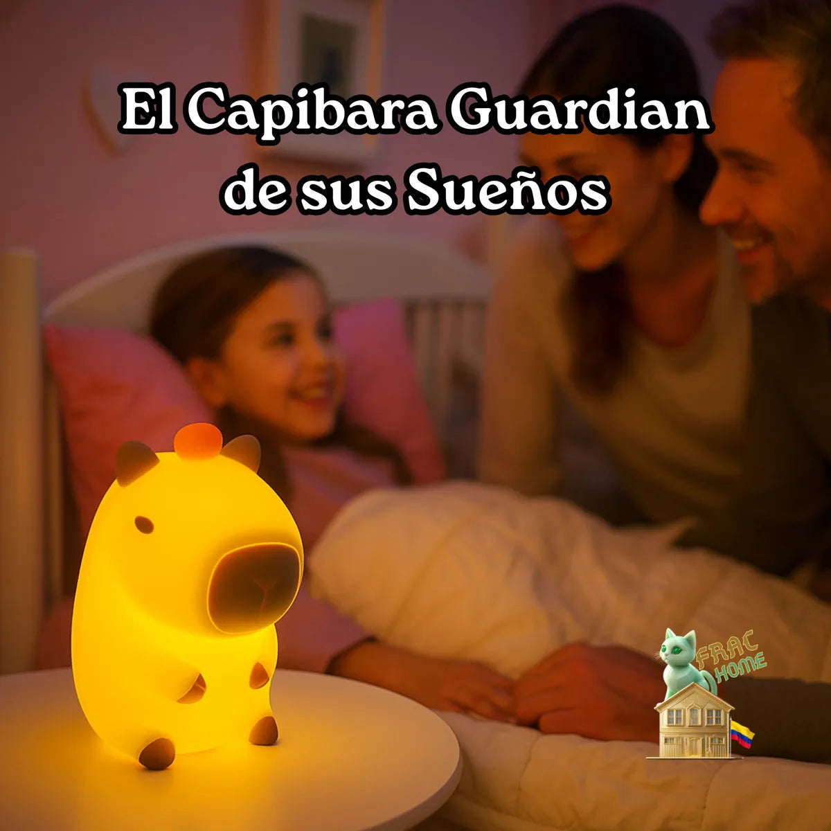 Lámpara Luz Nocturna Táctil Silicona Led Cálida Capibara Chigüiro Carpincho Adorable Tierno Kawaii Lectura Suave Decorativa Dormitorio Habitación Mesita Acogedor Recargable Usb Regalo Infantil