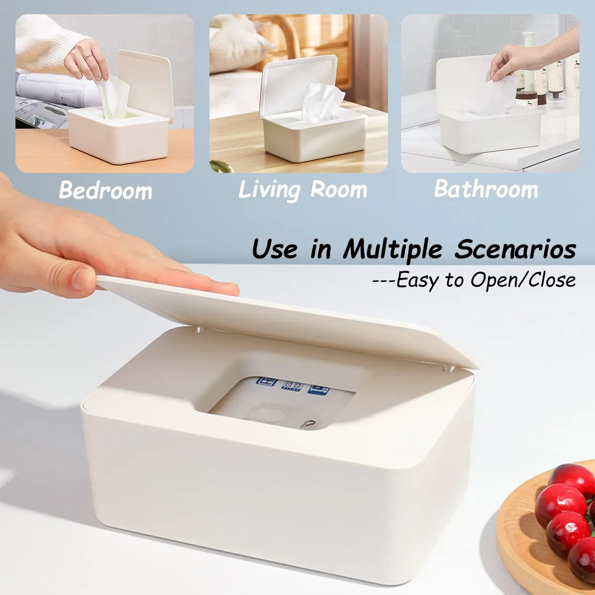 Dispensador De Toallitas Para Bebs Y Adultos, Contenedor De