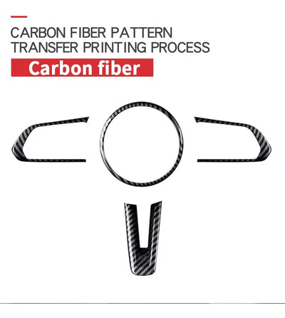 Cubierta Circular Timón Accesorios Mazda Cx30 Fibra Carbono