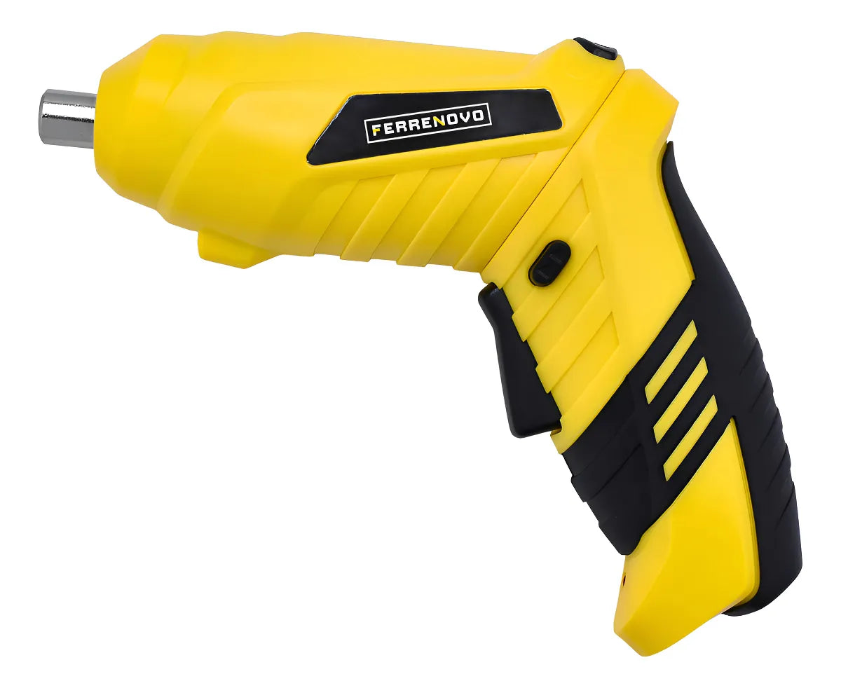 Atornillador Inalámbrico Ferrenovo 3.6v Con Accesorios Color Amarillo