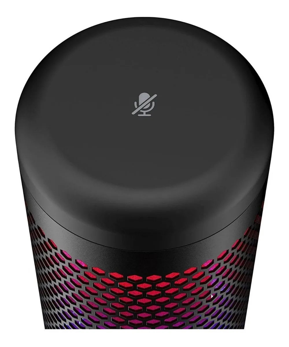 Micrófono HyperX Quadcast QuadCast S Condensador Omnidireccional color blackS