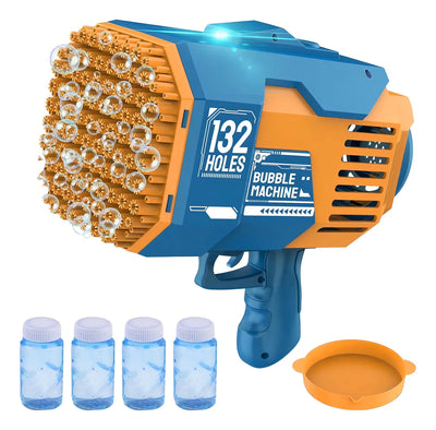 Pistola De Burbujas Electrica De 132 Agujeros Recargable Color Según disponibilidad