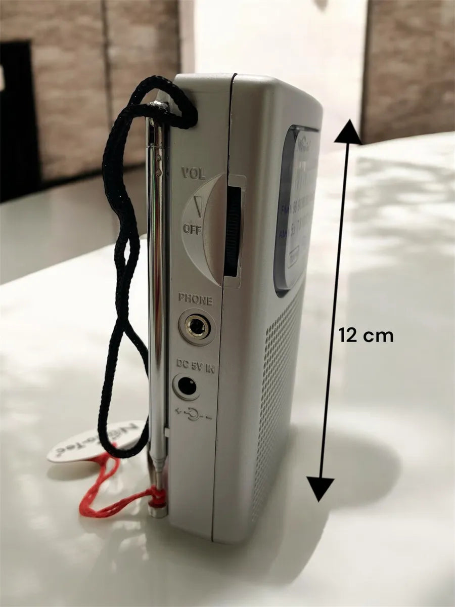 Radio Portátil Nanotec Am/fm/sw Recargable Bluetooth