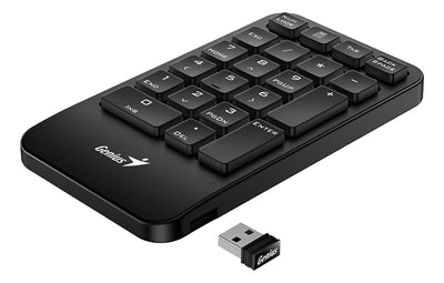 Teclado Numerico Inalambrico Para Pc O Notebook Genius 1000 Teclado Negro Idioma Español Latinoamérica