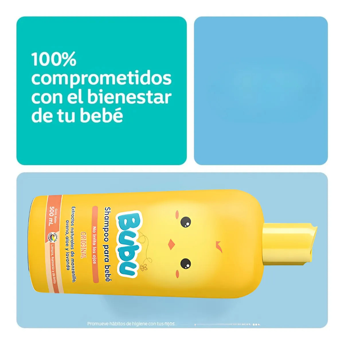 Shampoo Manzanilla 500 Ml Bubu Baby