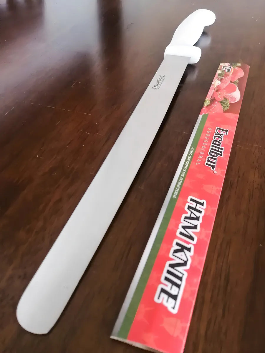 Cuchillo Jamonero 12 Blanco Profesional Carnicero
