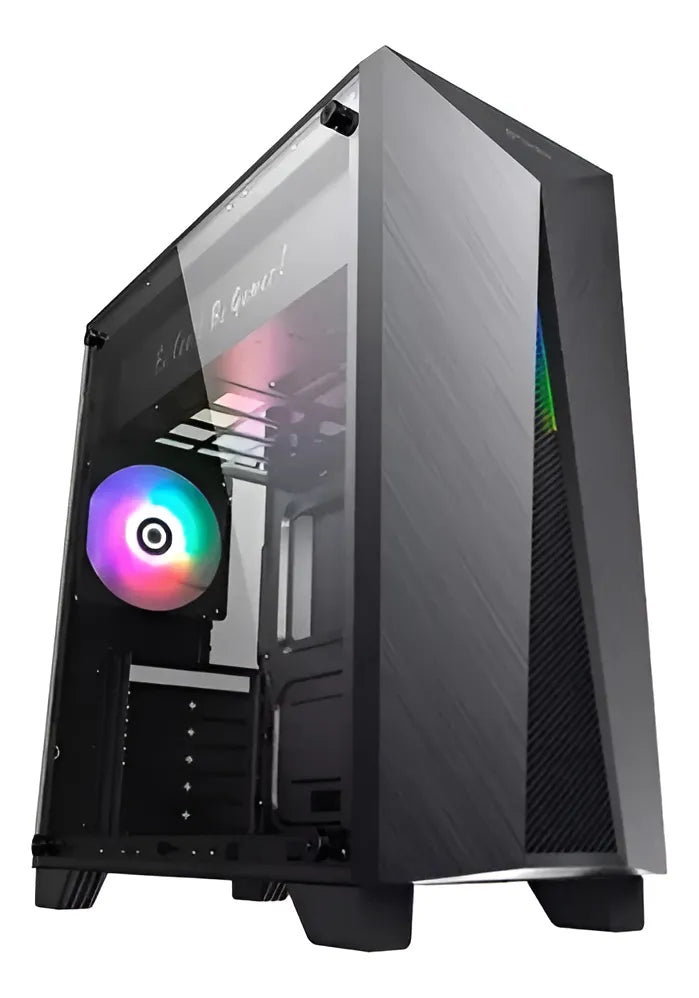Chasis Gamer Wattana Trougot Wa-ch-5966 Negro + Fuente 750w