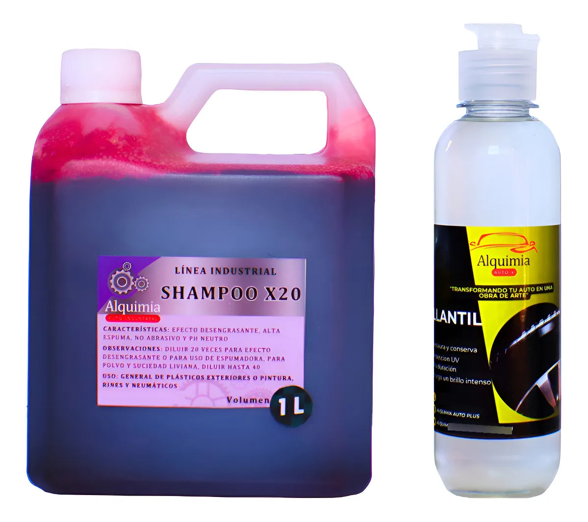 Litro De Shampoo X20 250 Ml Llantil