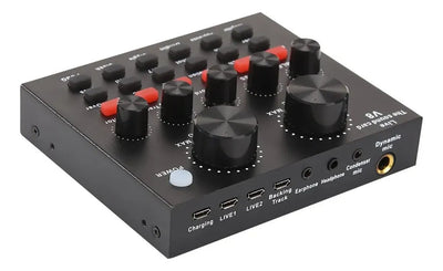 Mezclador Tarjeta Externa Sonido Usb Audio Música Rondon Color Varios