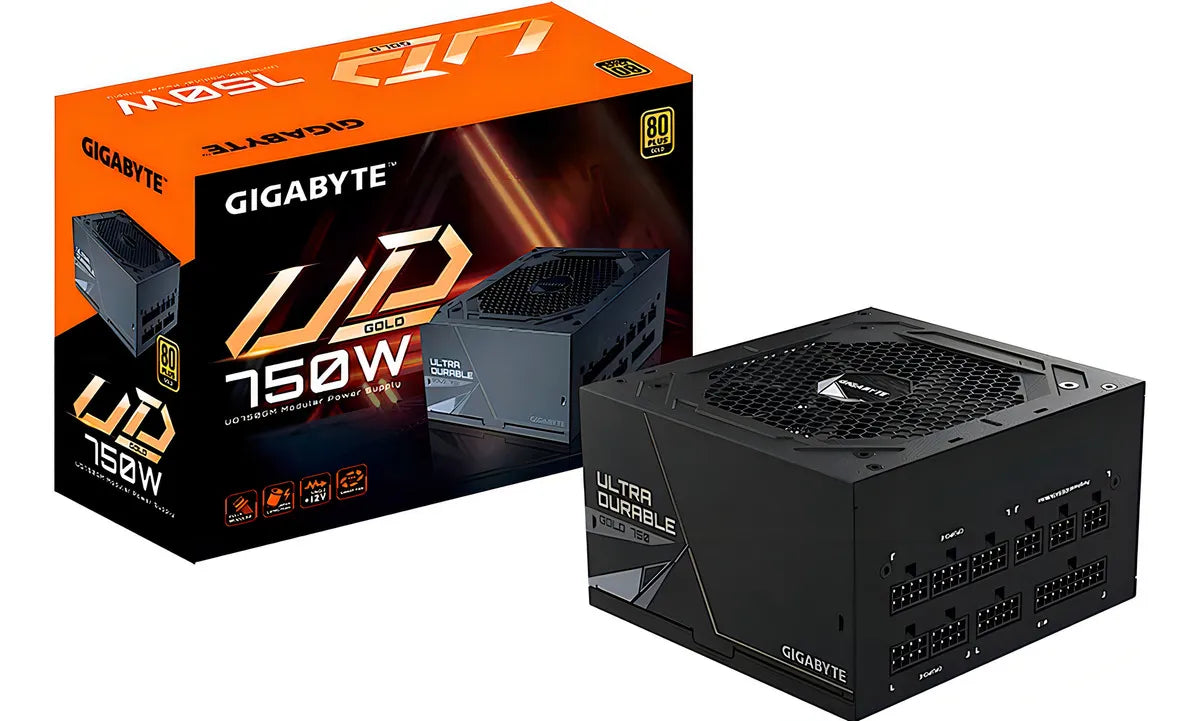 Fuente de poder para PC Gigabyte Gp-Ud750gm 750W negra