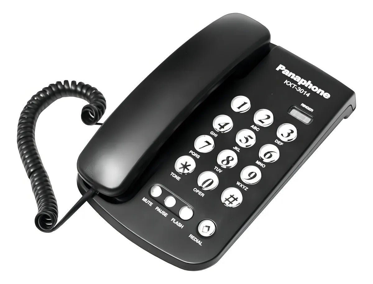 Teléfono Panaphone kxt-3014 fijo - color negro