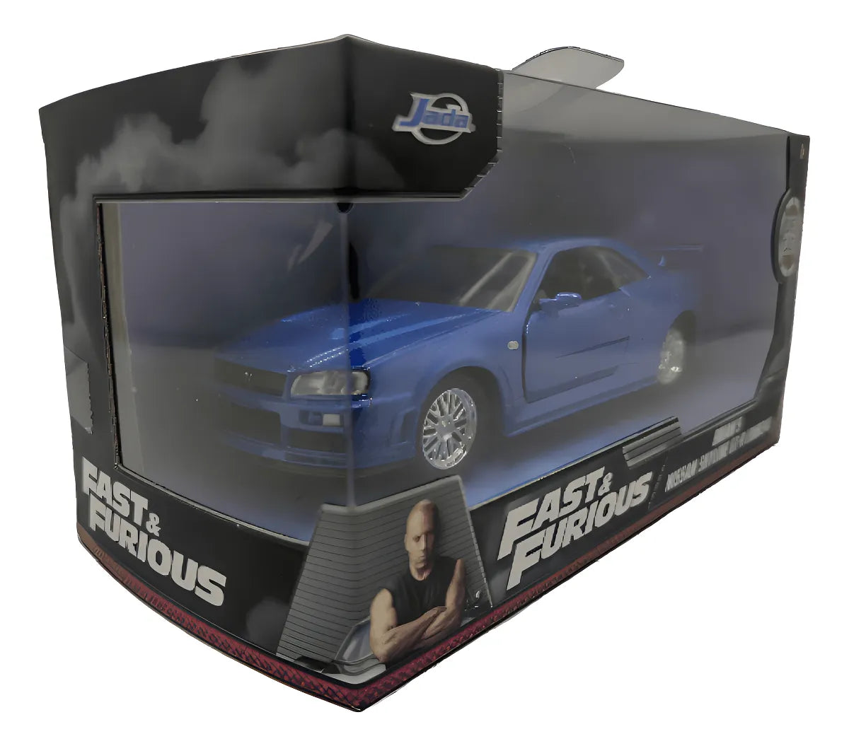 Brian´s Nissan Skyline Gt-r Rápido Y Furioso 1:32 Jada Color Azul Rey