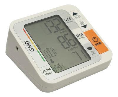 Tensiómetro Digital De Brazo Con Cargador + Termometro Gmd Blanco
