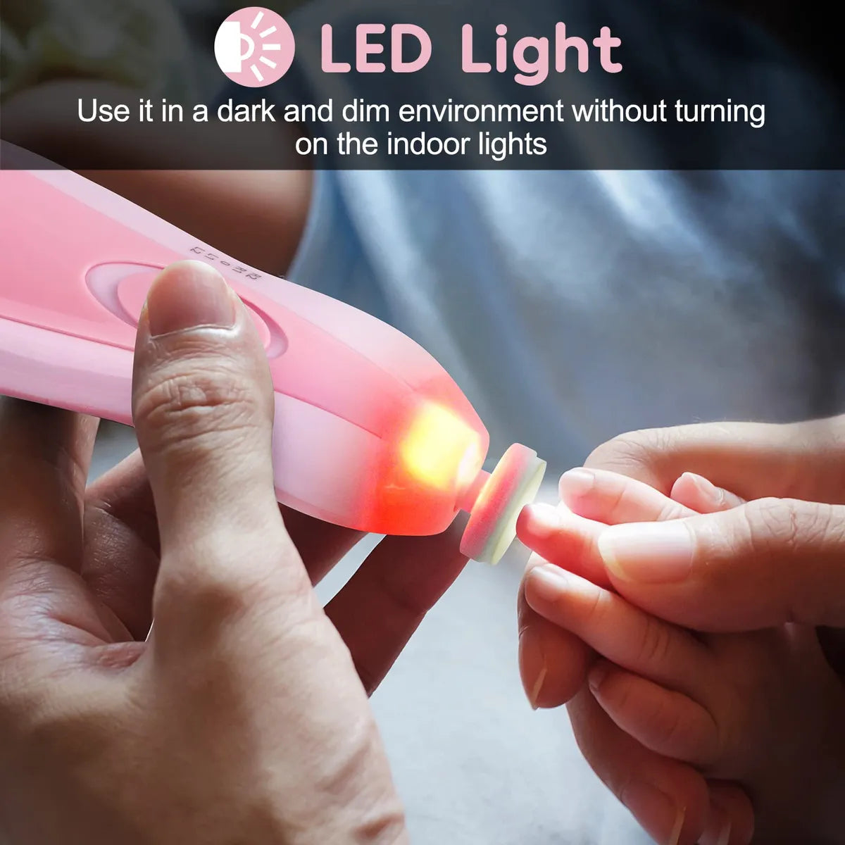 Lima Para Cortar Unas Con Luz Glopole - Kit De Cortaunas