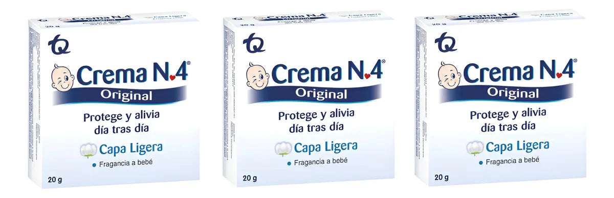 Pack 3crema No 4 X20g Original