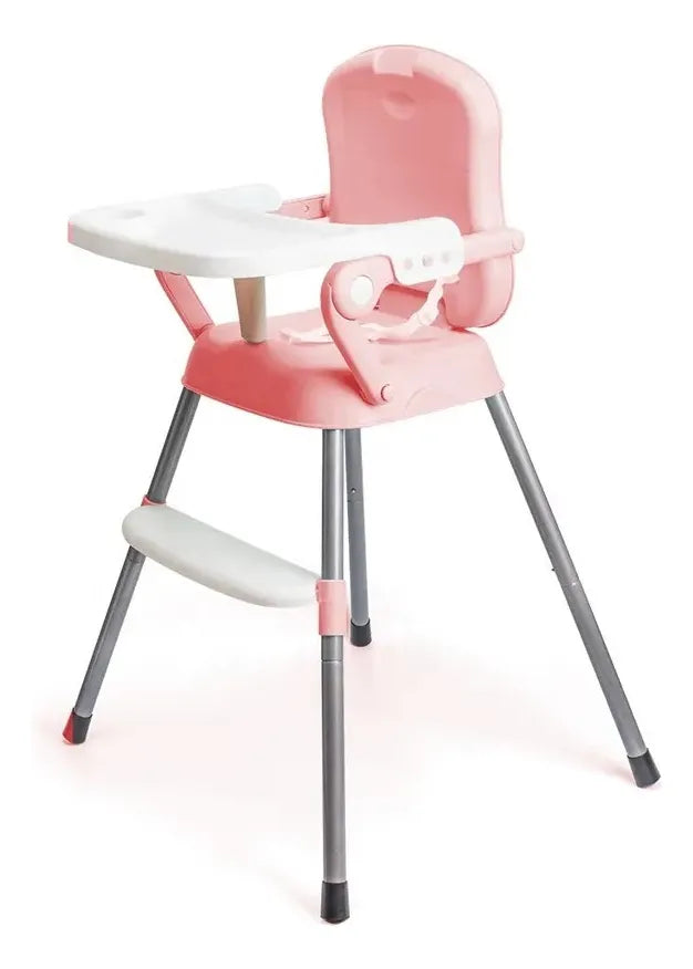 Silla Comedor Para Bebe Portátil Niños Color Niñ@s Rosa