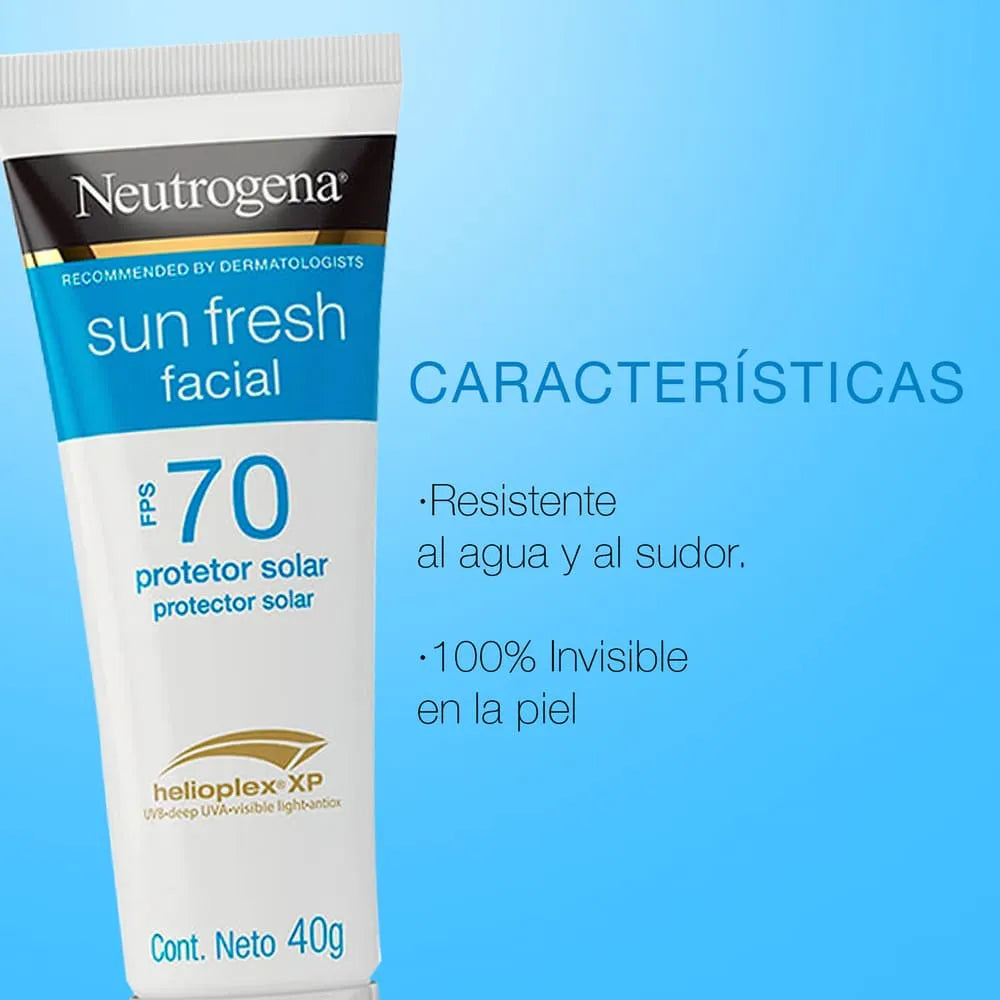 Protector Solar Facial Sunfresh Fps 70 - Neutrogena