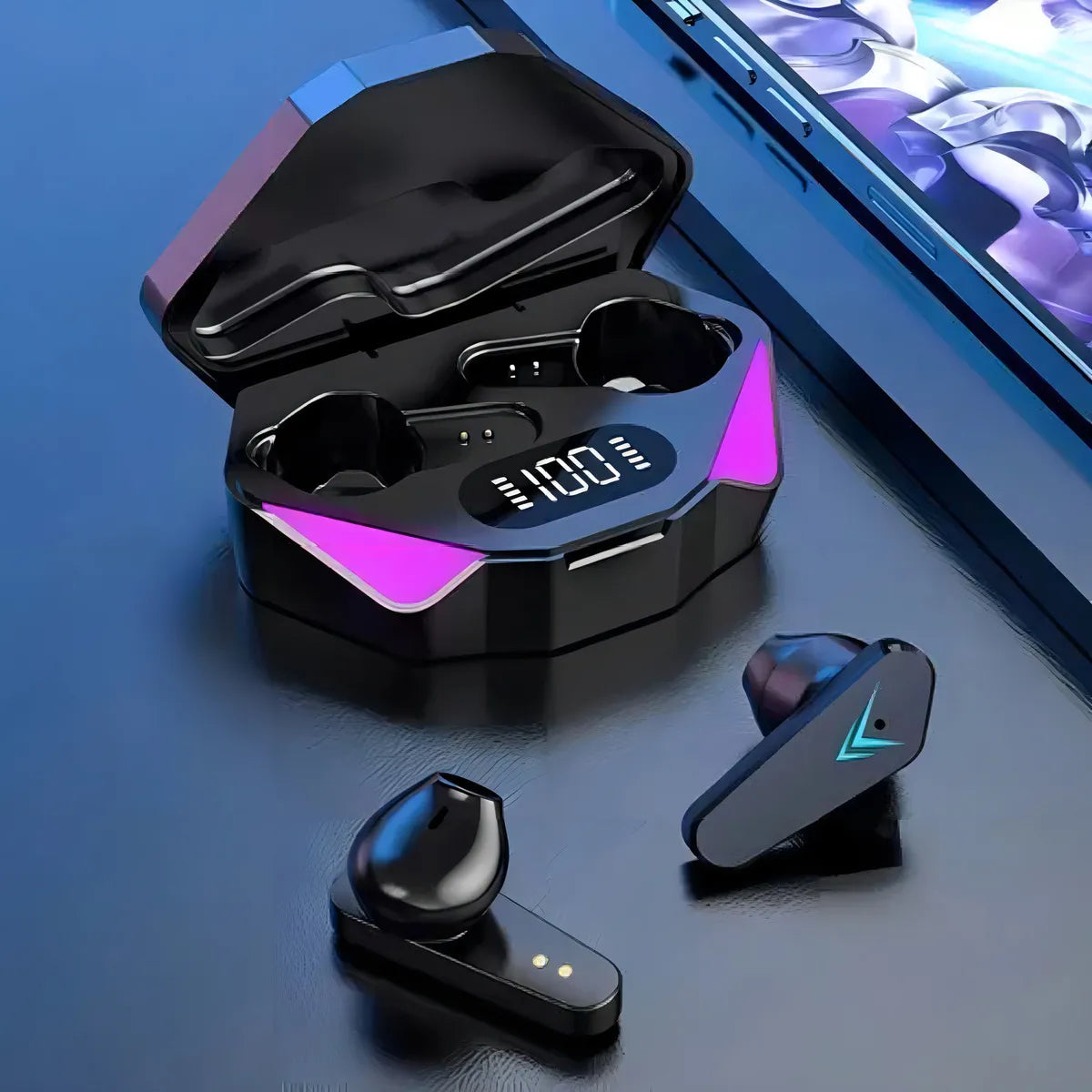 Auriculares Bluetooth LED estéreo Tws X15 Gamer