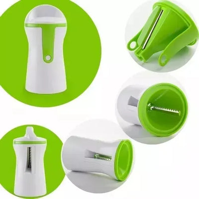 Rebanador Verduras 3 En 1 Rallador Cortador Rebanador Blanco