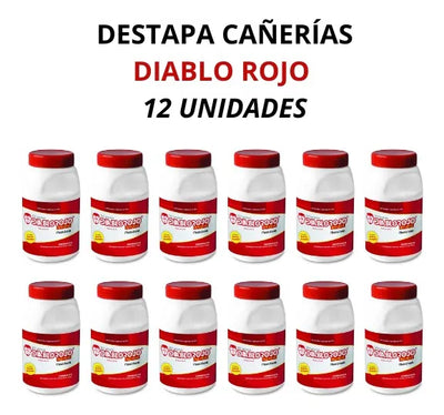 Diablo Rojo Cañerias 12 Unds