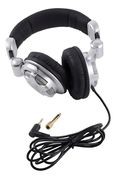 Fone de ouvido over-ear Behringer HPX2000 plateado e negro