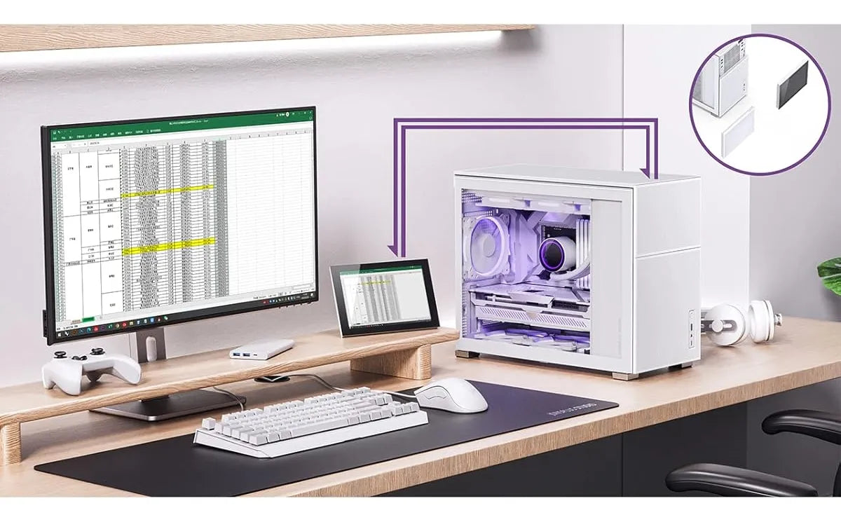 Caja Jonsbo D31 Mesh Sc Con Pantalla Y Soporte Rtx 4090