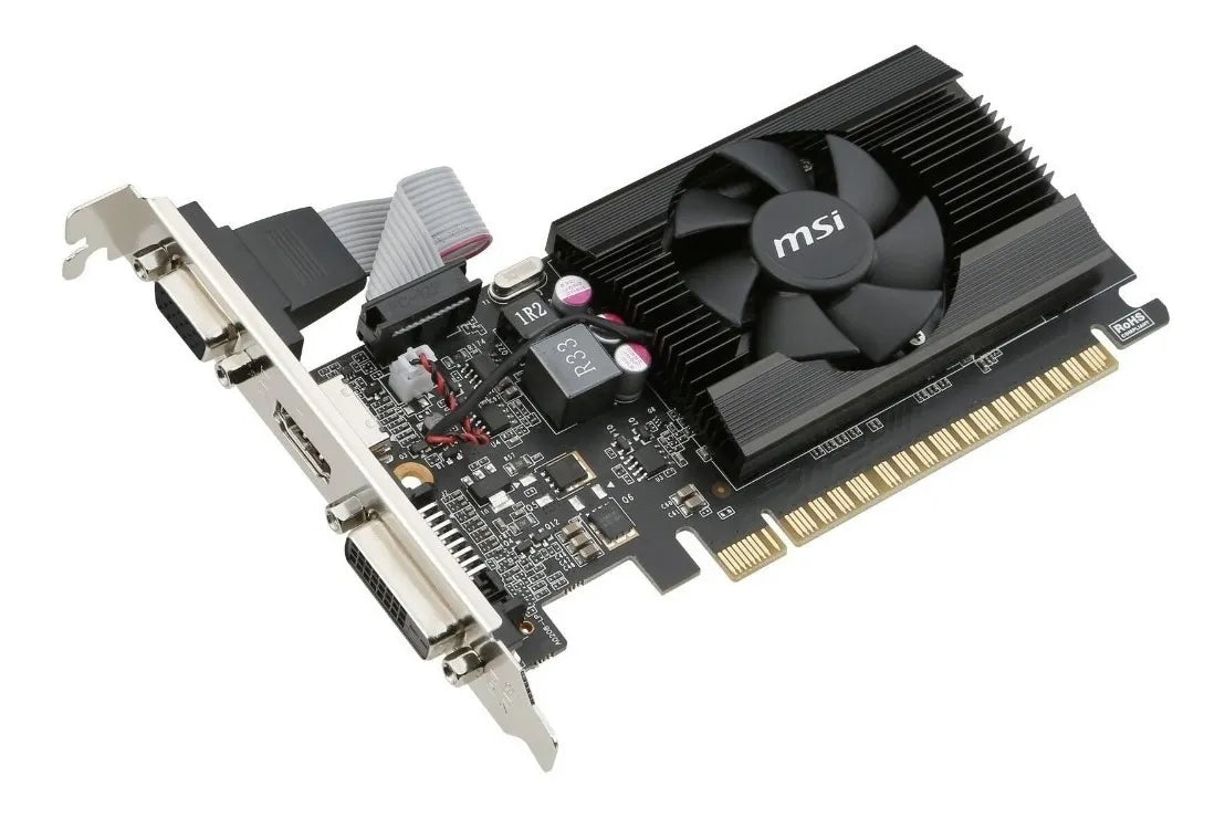 Tarjeta de video Nvidia MSI GeForce 700 Series GT 710 2GB