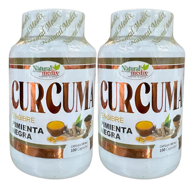 Cúrcuma En Capsulas X2 + Regalo - Sin Sabor