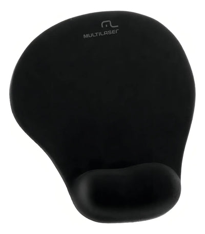 Mouse pad multilaser ac024 reposa muñecas gel color negro