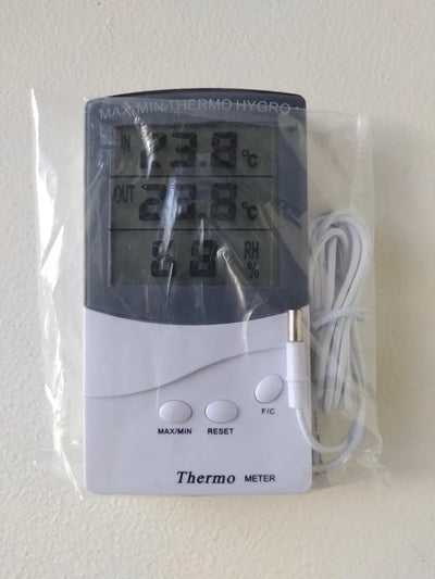 Termohigrómetro Digital + Batería + Imán + Sonda De 1.5 Metr