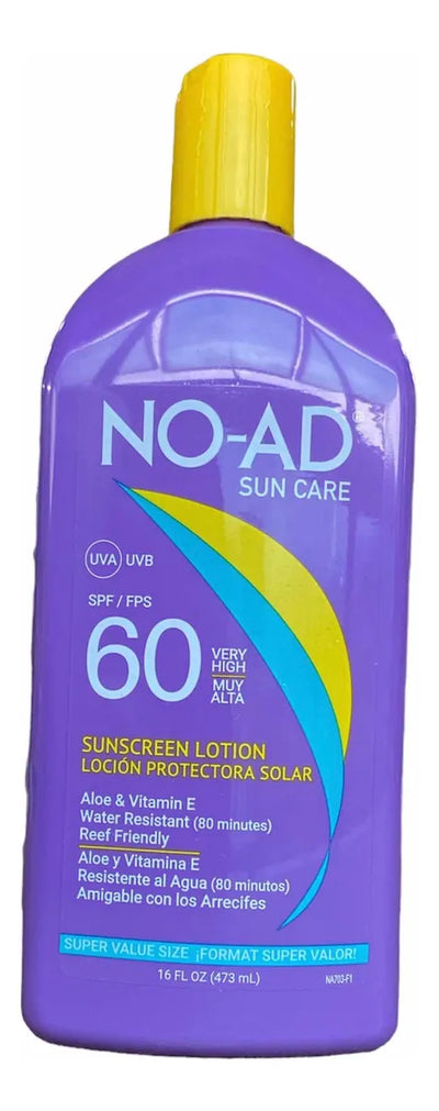Bloqueador Protector Solar No Ad Factor 60
