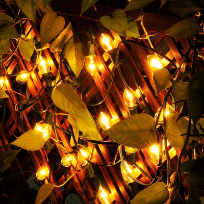 Luces Navidenas Vintage Led C7 Exteriores 25 Pies