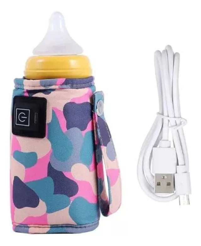 Funda Calentador Electrico De Teteros Usb Portatil Viajero 1 Multicolor