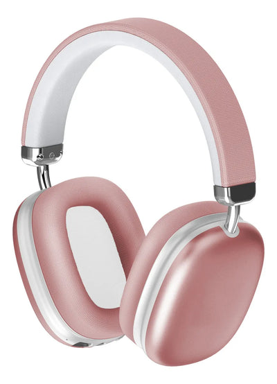 Audífonos Bluetooth Inalámbricos Movisun K20 Diadema Color Rosado