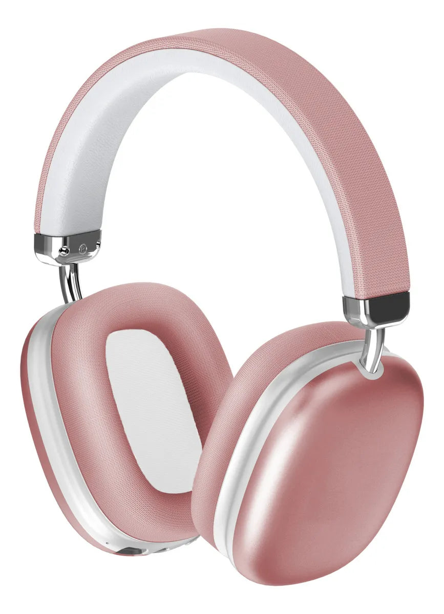 Audífonos Bluetooth Inalámbricos Movisun K20 Diadema Color Rosado