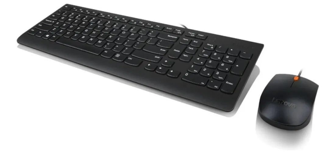 Combo De Teclado Y Mouse Usb Lenovo 300 Español La (171) Teclado Negro