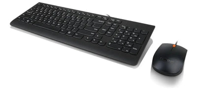 Combo De Teclado Y Mouse Usb Lenovo 300 Español La (171) Teclado Negro