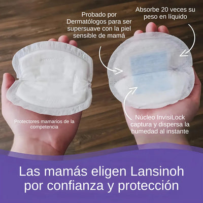 Pezoneras Lactar Lansinoh - Unidad A $949 Blanco