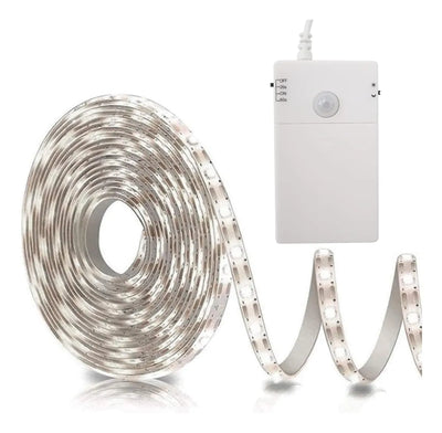 Cinta Led Tira De Luz Con Sensor De Movimiento 2m Usb Amarillo