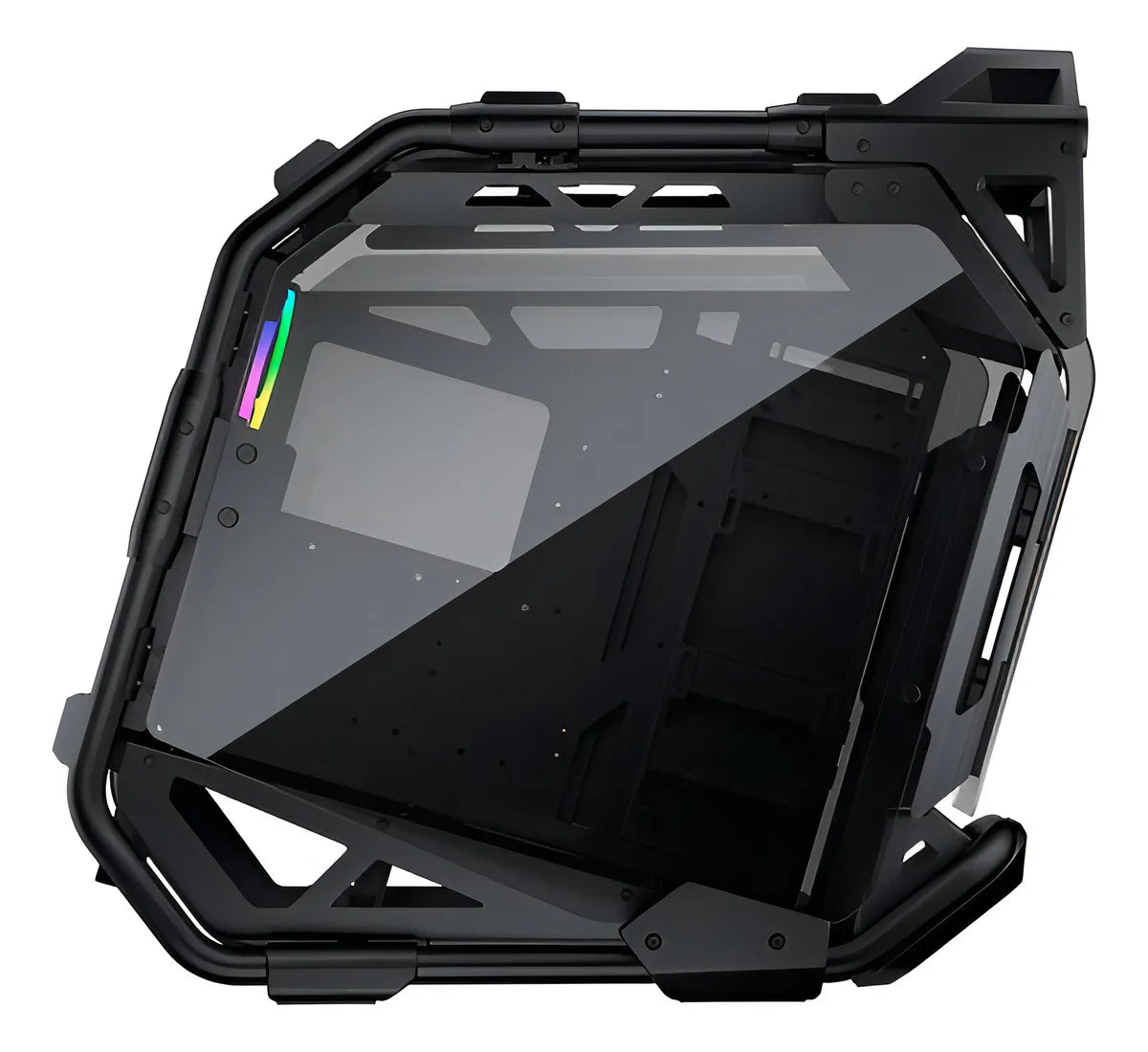 Armario Gamer, modelo Cratus - Ref.385LMS0.0001 Color Negro